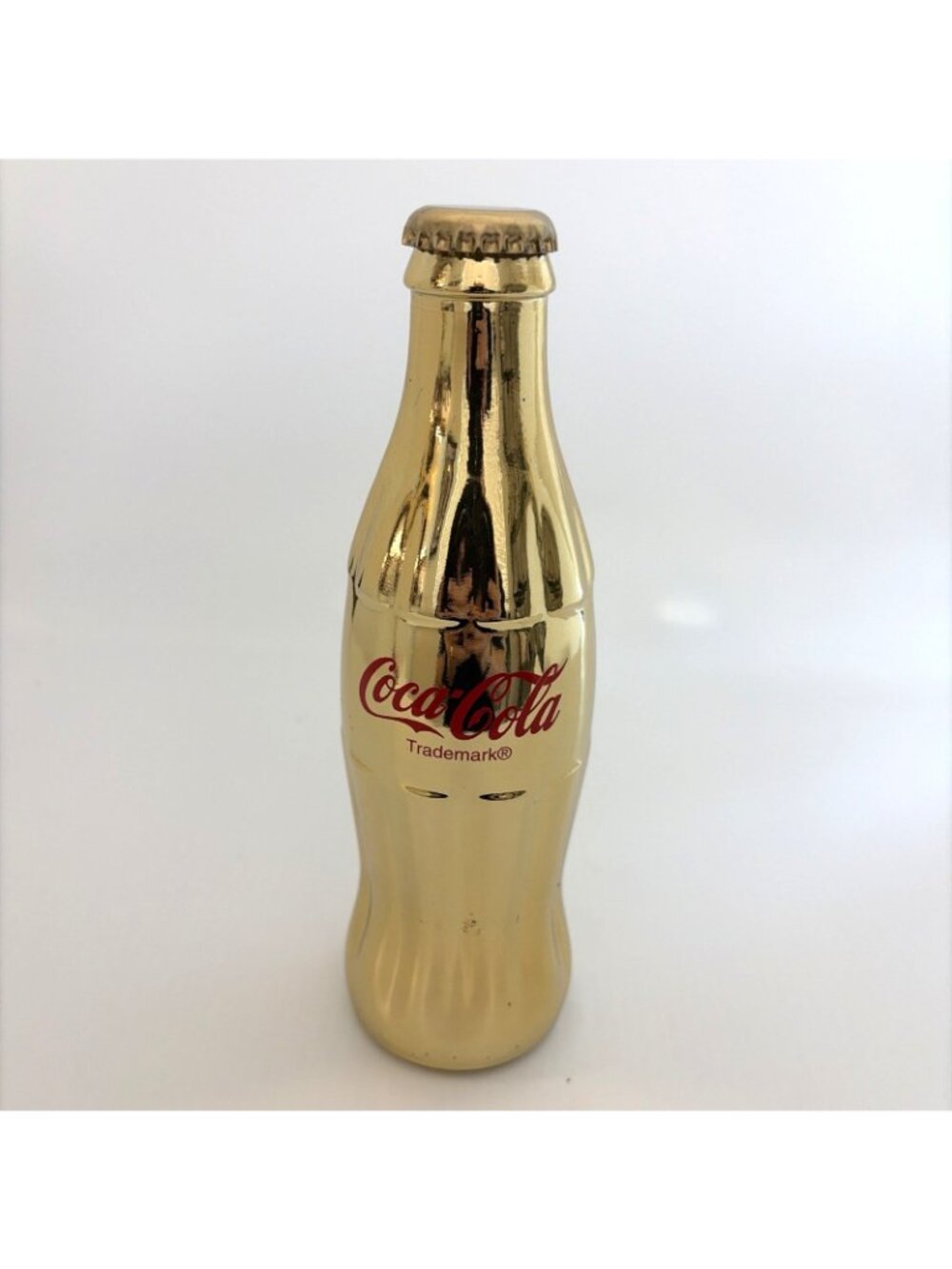 Vintage 1999 Coca-Cola Brand Commemoratives Gold Plated 8 oz Contour Bottle LE - Picture 6 of 11